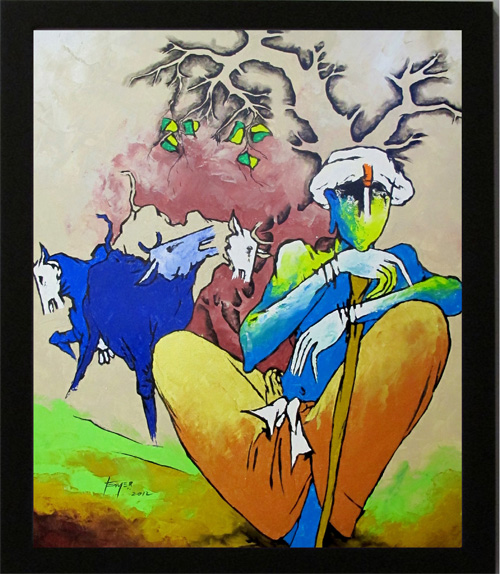 Krishna with the flute
