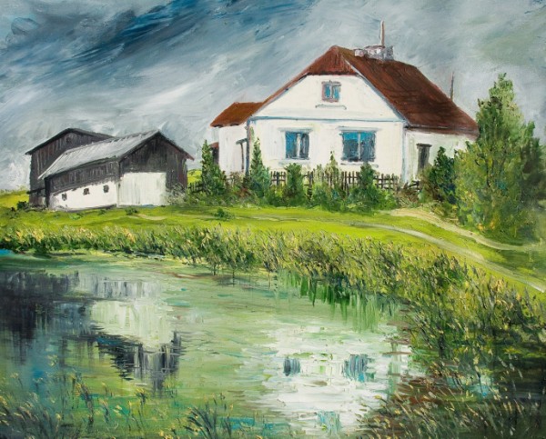 Farmhouse on river Itawka