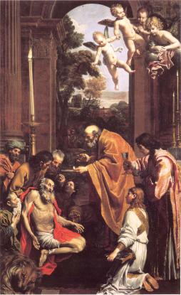 Domenichino, The Last Communion of Saint Jerome, Communion, 1614 Vatican, Pinacoteca, Nazionale