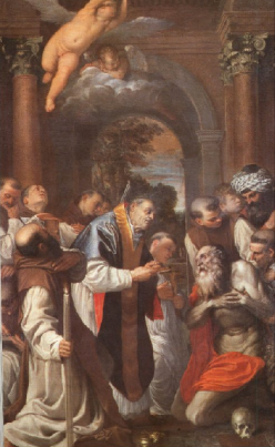 Agostino Carracci, The Last  of  Saint Jerome,  1590s. Bologna, Pinacoteca